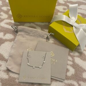 Kendra Scott Silver Initial MAMA Necklace